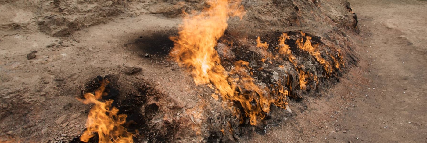 Yanar Dag Burning Mountain in Baku