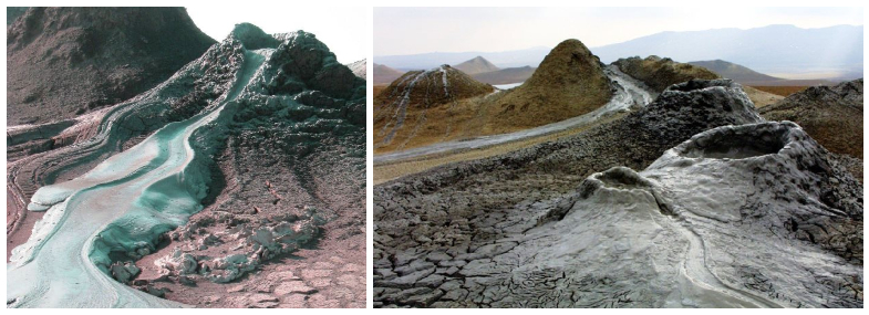 Mud Volcanoes in Baku Absheron